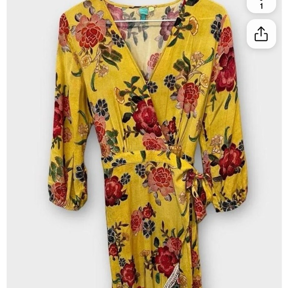 Farm Rio sunlit floral maxi dress - Picture 5 of 10